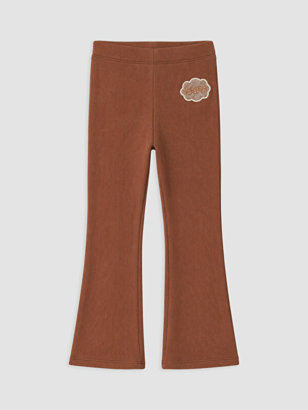 LCW Kids Embroidered Flare Girls' Leggings