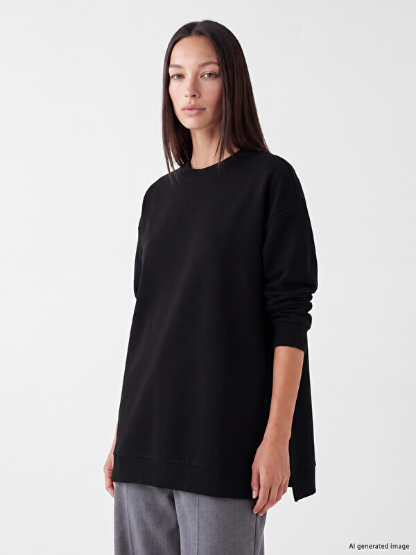 LC WAIKIKI Kadın Kalın Sweatshirt Tunik