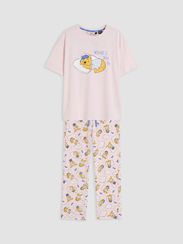 LCW Young Set pizhamash i stampuar Winnie the Pooh për gra
