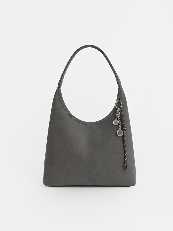 LCW ACCESSORIES Çantë krahu me pamje suede për gra