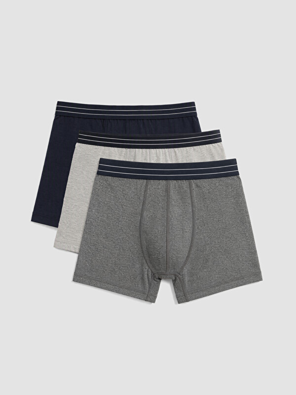 LC WAIKIKI Pamuklu Erkek 3'lü Boxer
