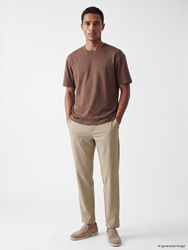 LCW Vision Slim Fit Men's Pleated Trousers