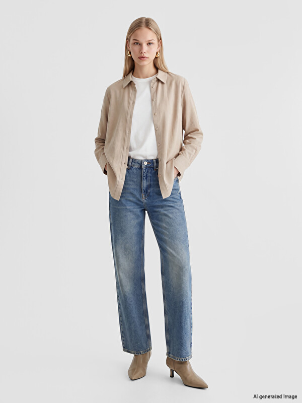 LCW Vision Straight Fit Kadın Jean Pantolon