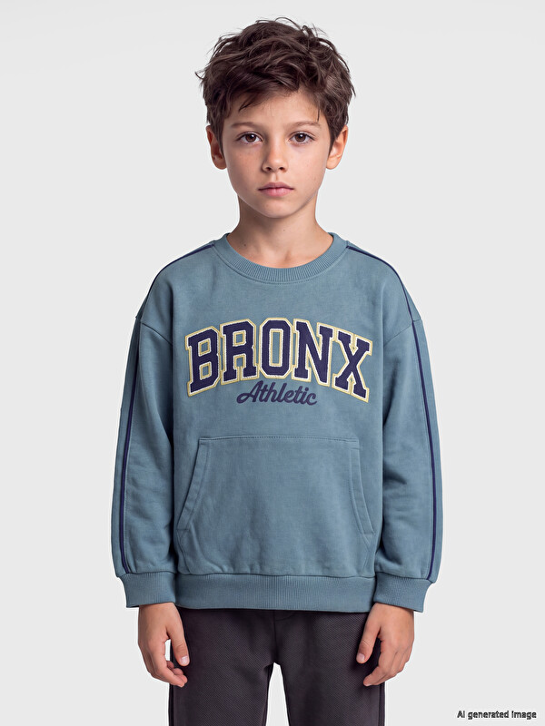 LCW Kids Printed Boys' Sweatshirt
