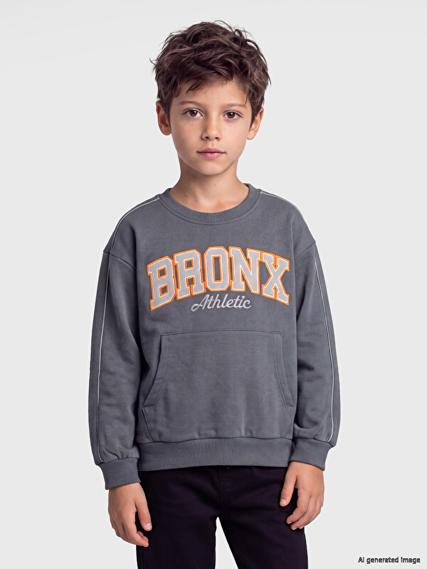LCW Kids Printed Boys' Sweatshirt