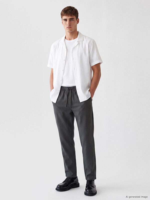 LCW Vision Regular Fit Beli Lastikli Erkek Pantolon
