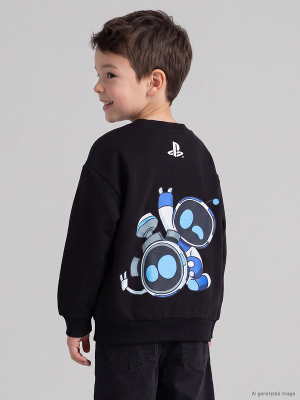 LCW Kids PlayStation Printed Sweatshirt