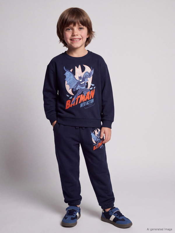 LCW Kids Batman Printed Boys' Tracksuit Set
