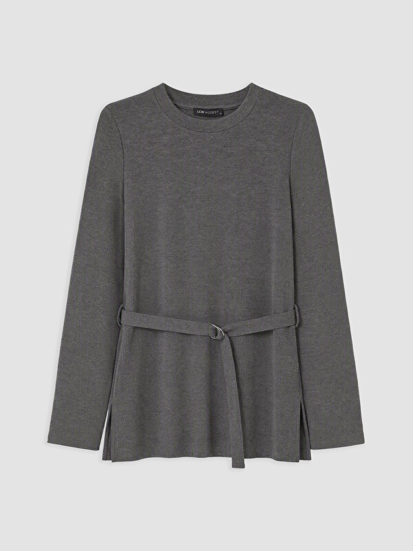 LCW Modest Woman Anthracite Tunic