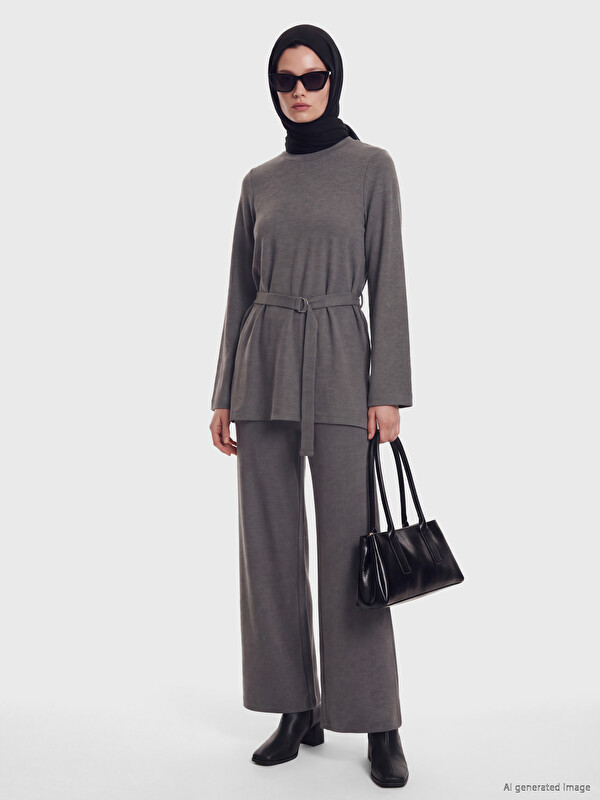 LCW Modest Elastic Waist Women's Trousers