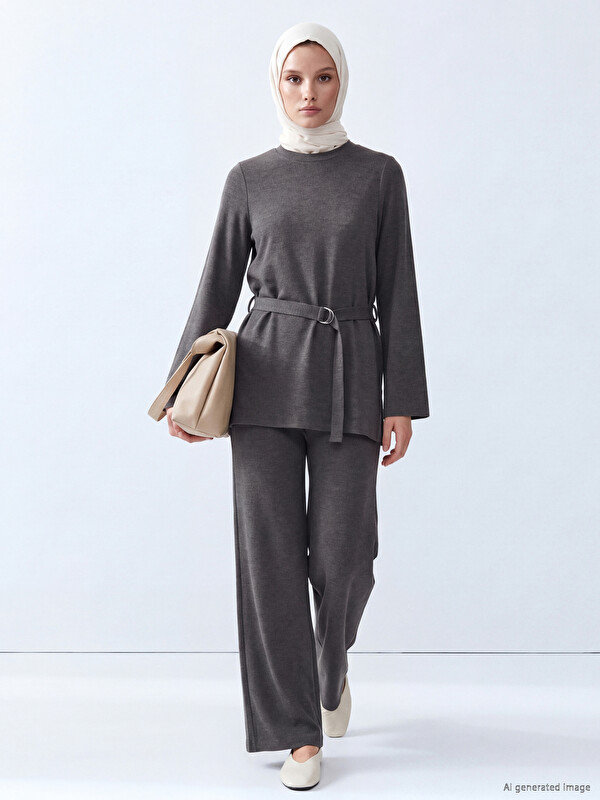 LCW Modest Elastic Waist Women's Trousers