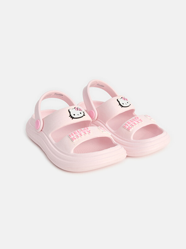 LCW STEPS Hello Kitty Baskılı Kız Çocuk Sandalet