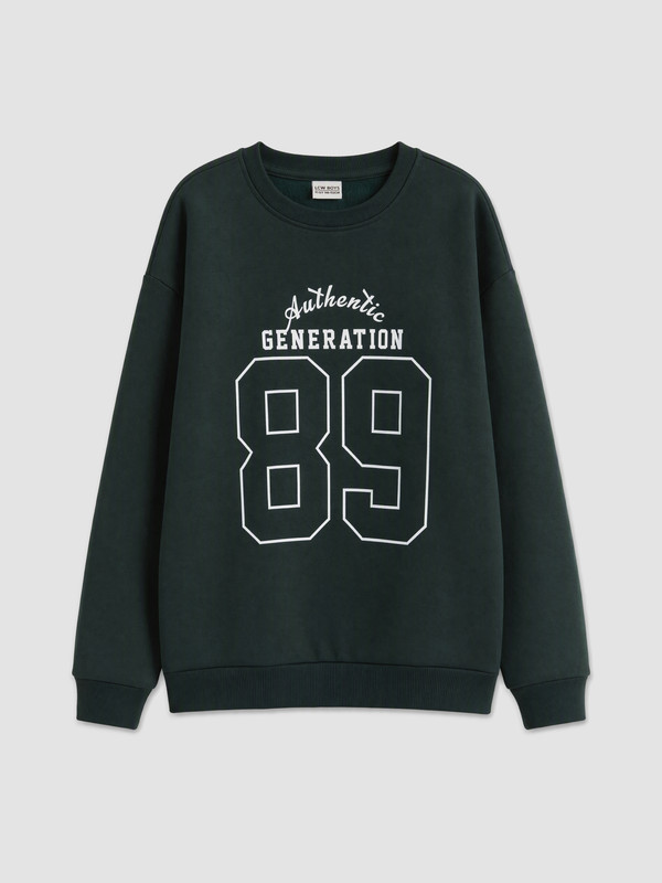 LCW Kids Boy Green Sweatshirt