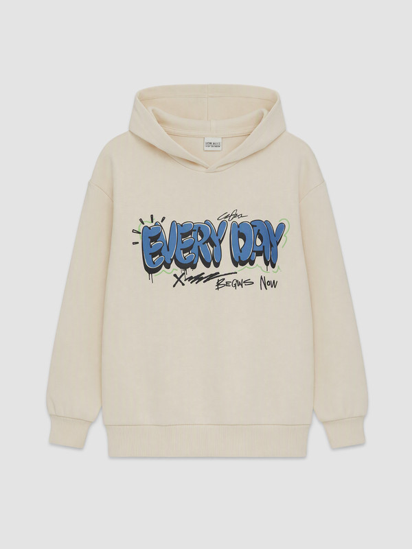 LCW Kids Boy Beige Sweatshirt