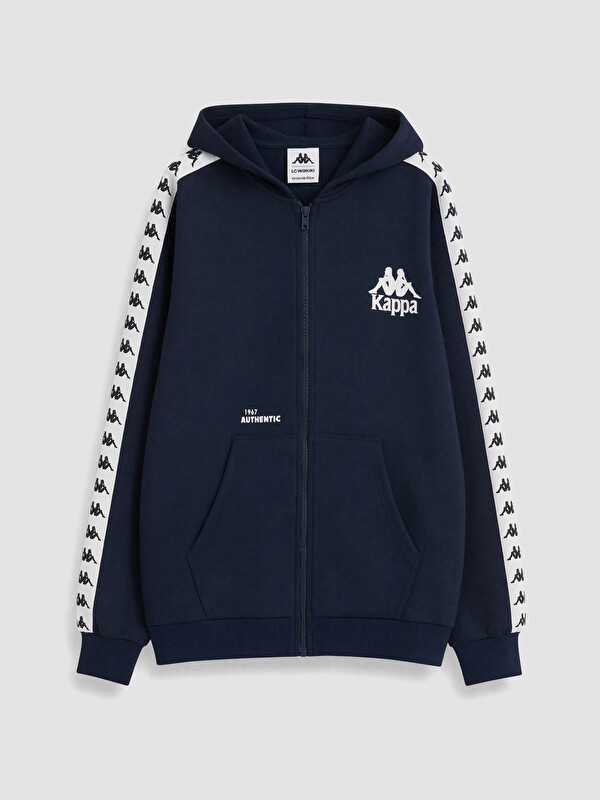 Kappa LCW Kids Kapüşonlu Erkek Çocuk Fermuarlı Sweatshirt