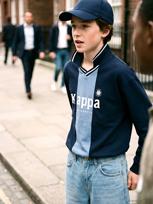 Kappa LCW Kids Polo Yaka Baskılı Unisex Çocuk Tişört
