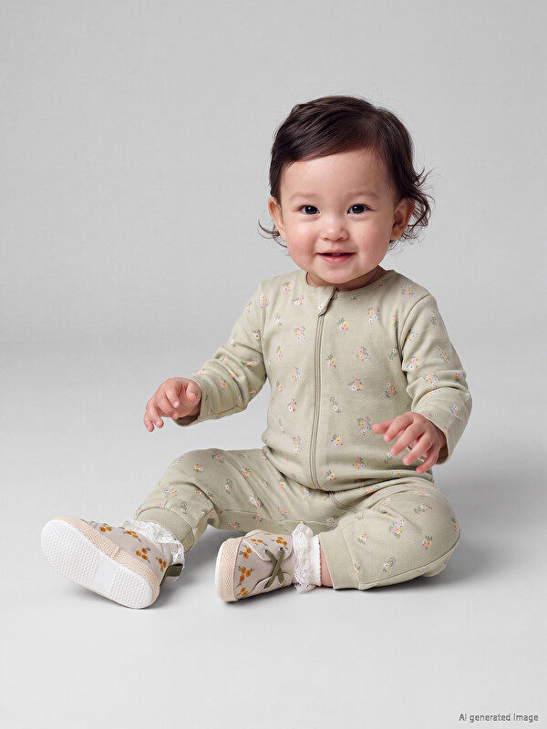 LCW baby Floral Baby Girls' Jumpsuit