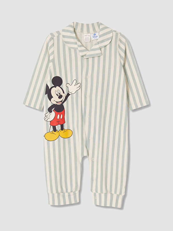 LCW baby Mickey Mouse Printed Baby Boys' Jumpsuit