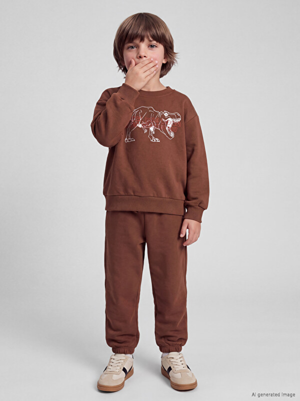 LCW Kids Printed Boys' Tracksuit Set