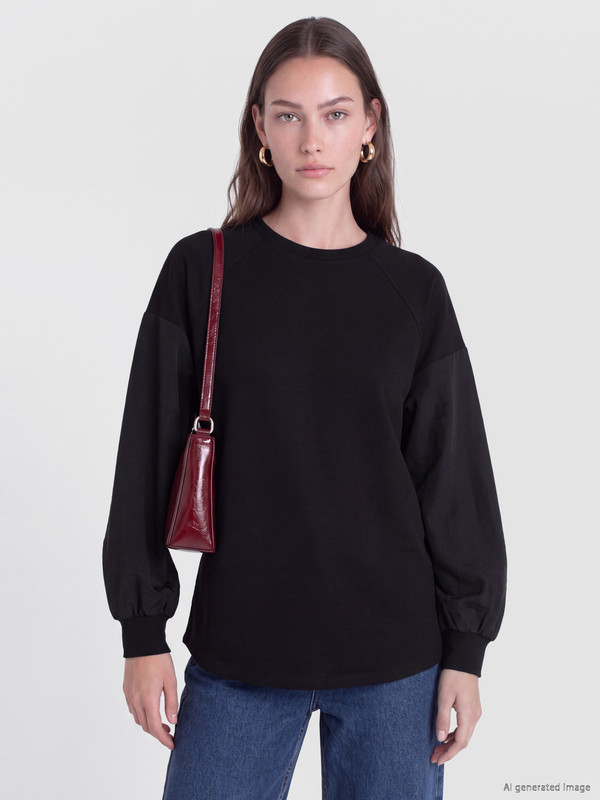 LCW Modest Soft Touch Women's Sweatshirt Tunic