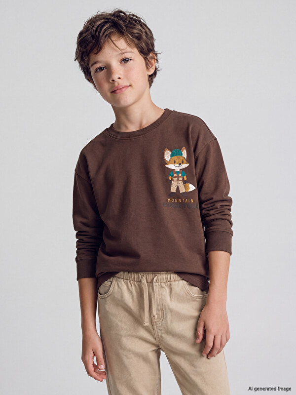 LCW Kids Baskılı Erkek Çocuk Tişört