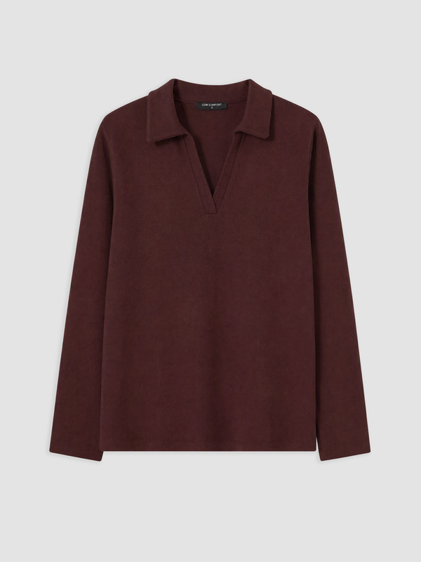 LCW Comfort Polo Yaka Kadın Sweatshirt