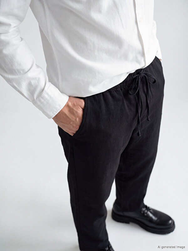 LCW ECO Relax Fit Erkek Poplin Pantolon