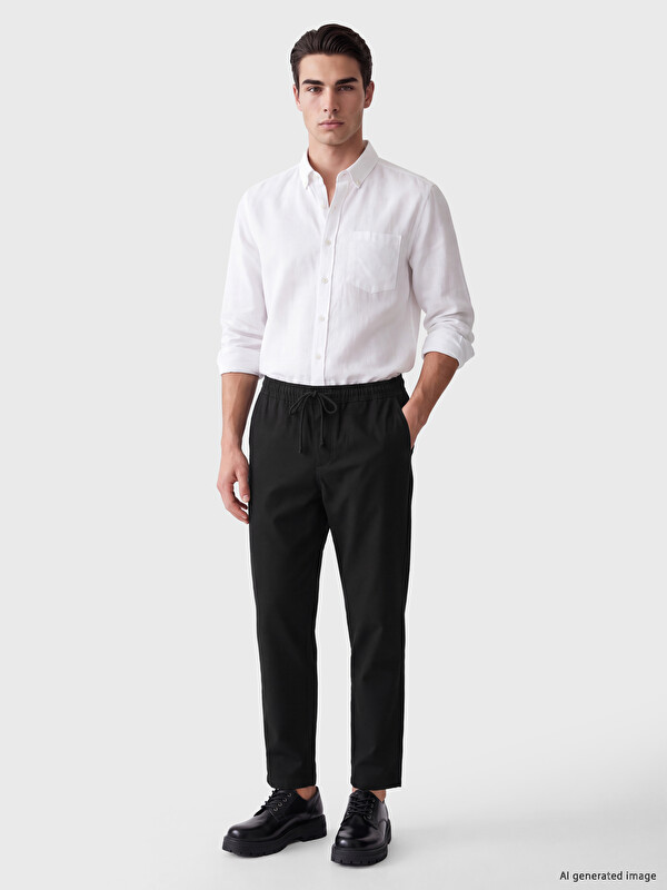 LCW ECO Relax Fit Gabardin Erkek Pantolon