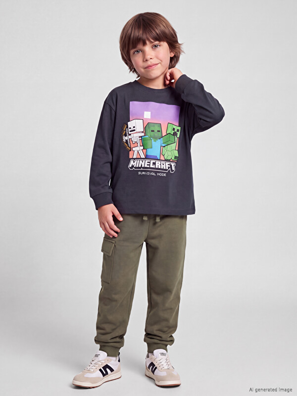 LCW Kids Erkek Çocuk Kalın Jogger Eşofman Altı