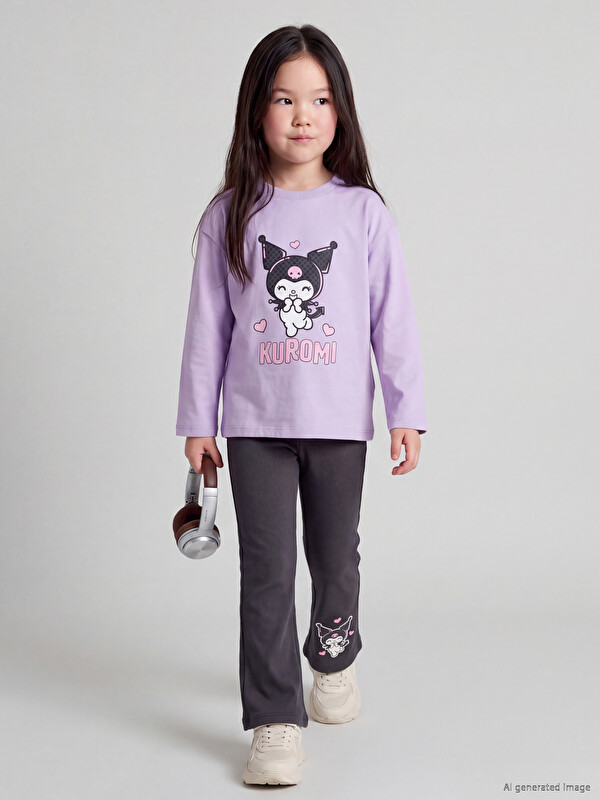 LCW Kids Hello Kitty Licensed Girls' Flare Leggings