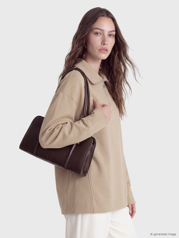 LCW Modest Soft Touch Kadın Sweatshirt Tunik