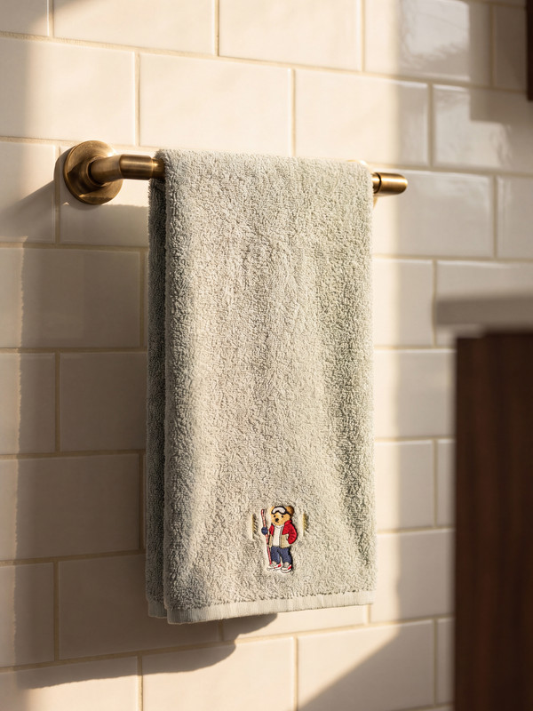 LCW HOME Bear Teddy Embroidered Cotton Face Towel 50x80 cm