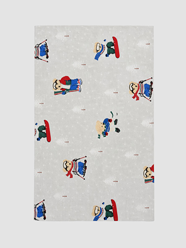 LC WAIKIKI Bear Teddy Printed Cotton Double Sheet