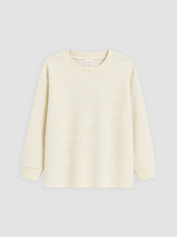 LCW Kids Boy Beige T-Shirt