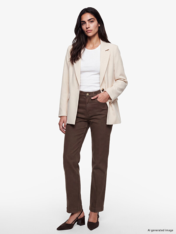 LCW Jeans Žena Smeđa Farmerke