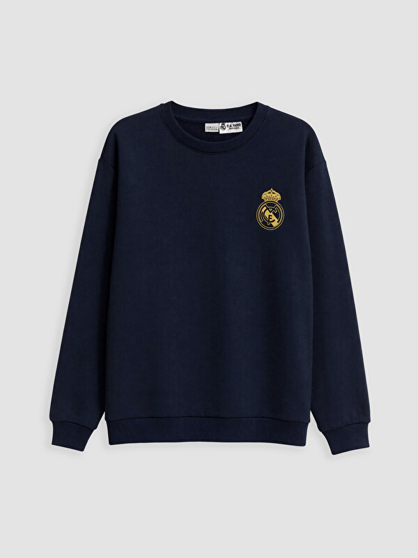 LCW Kids Real Madrid Printed Boys' Sweatshirt