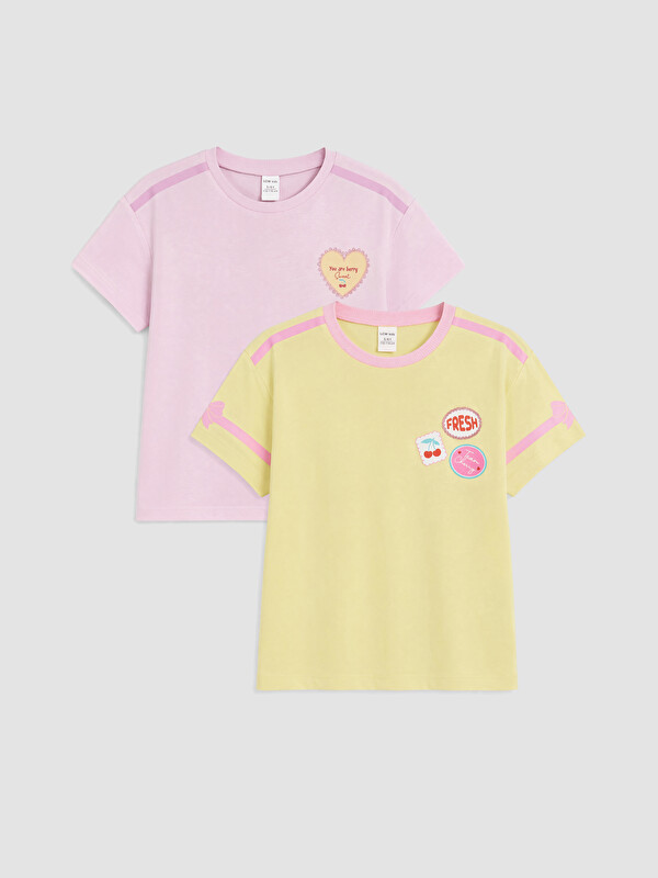 LCW Kids Girl Yellow T-Shirt