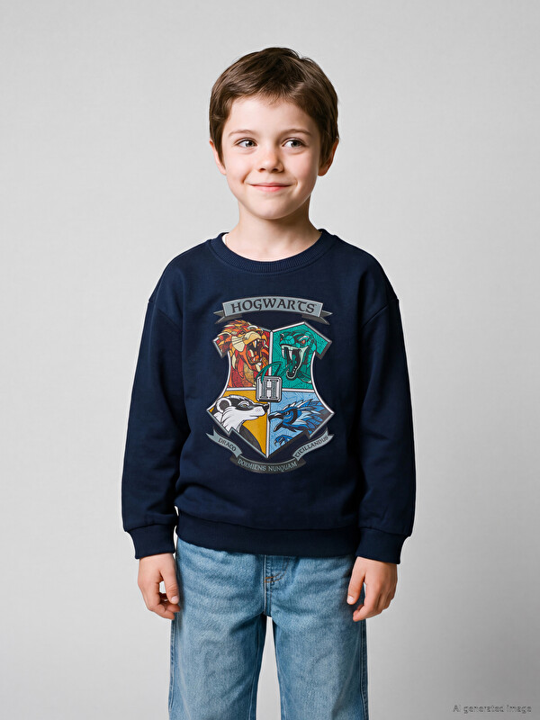 LCW Kids Dečija štampana Harry Potter dukserica
