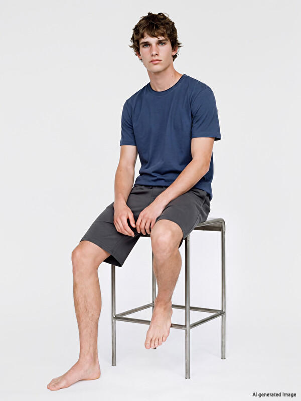 LC WAIKIKI Standard Fit Men's Pyjamas Bottom Shorts