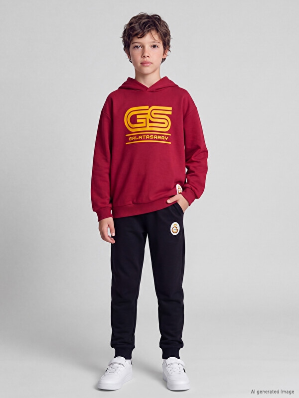 LCW Kids Galatasaray Baskılı Erkek Çocuk Jogger Eşofman Altı