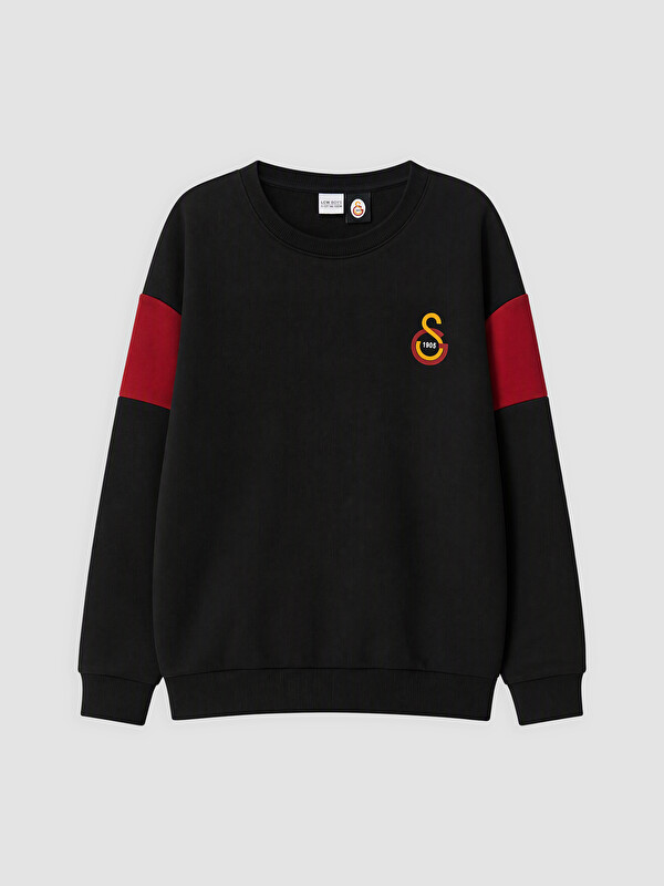 LCW Kids Galatasaray Nakışlı Erkek Çocuk Kalın Sweatshirt