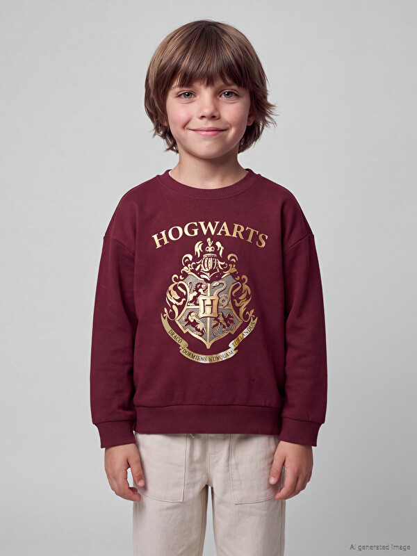 LCW Kids Бебешки дебел дуксер за момчиња Harry Potter