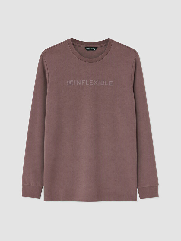 LCWAIKIKI Classic Bisiklet Yaka Erkek Sweatshirt