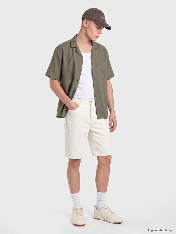 XSIDE Loose Fit Men's Denim Shorts