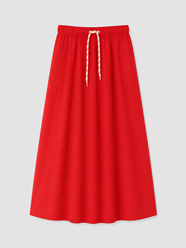 LCW Vision Woman Red Skirt