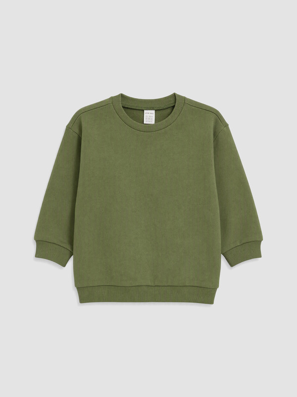 LCW baby Bisiklet Yaka Erkek Bebek Sweatshirt