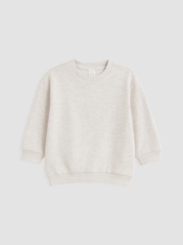 LCW baby Bisiklet Yaka Erkek Bebek Sweatshirt