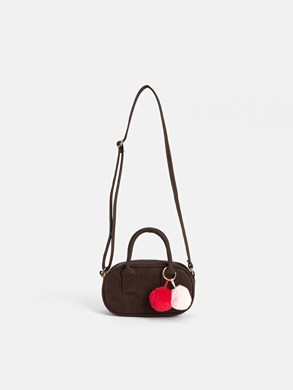 LCW ACCESSORIES Süet Kız Çocuk Omuz Çantası
