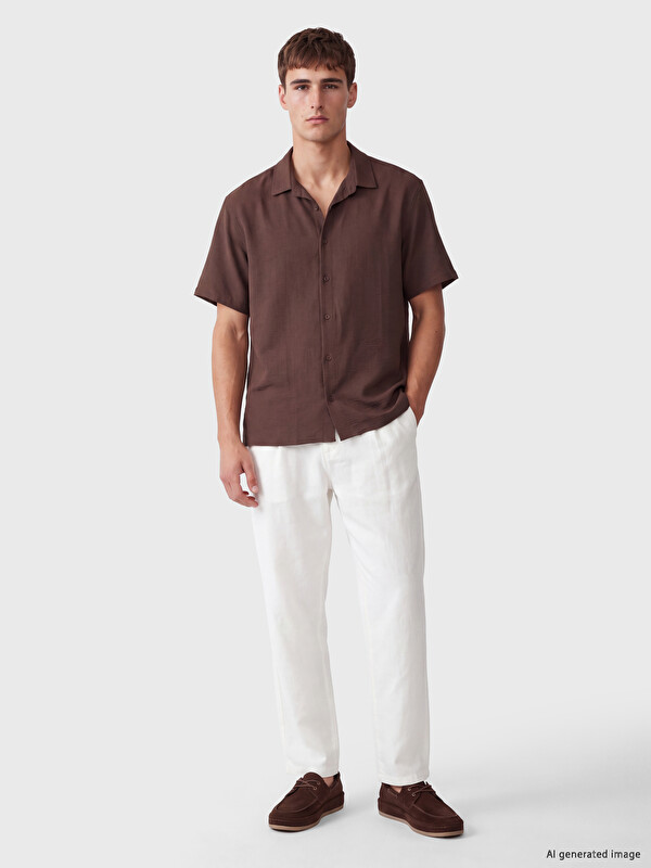 LCW Vision Relax Fit Erkek Pileli Pantolon