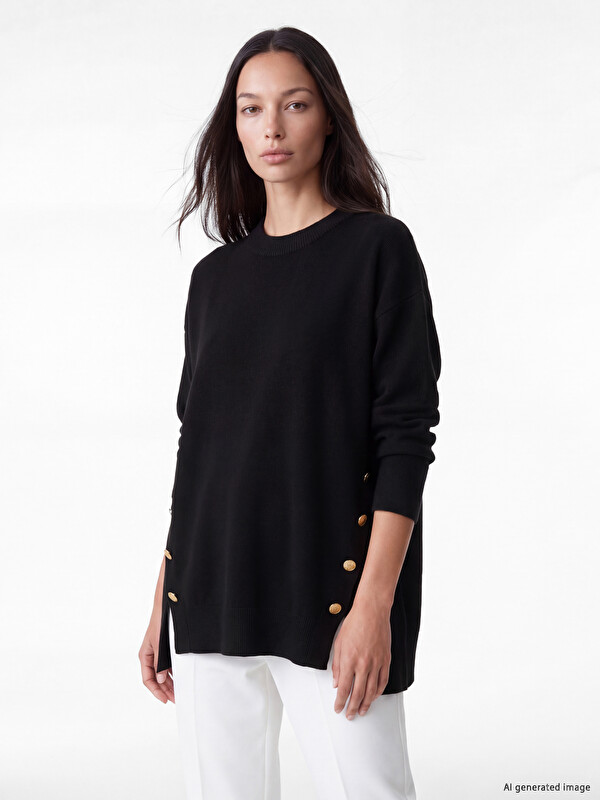 LCW EVERYDAY Oversize Kadın Triko Kazak